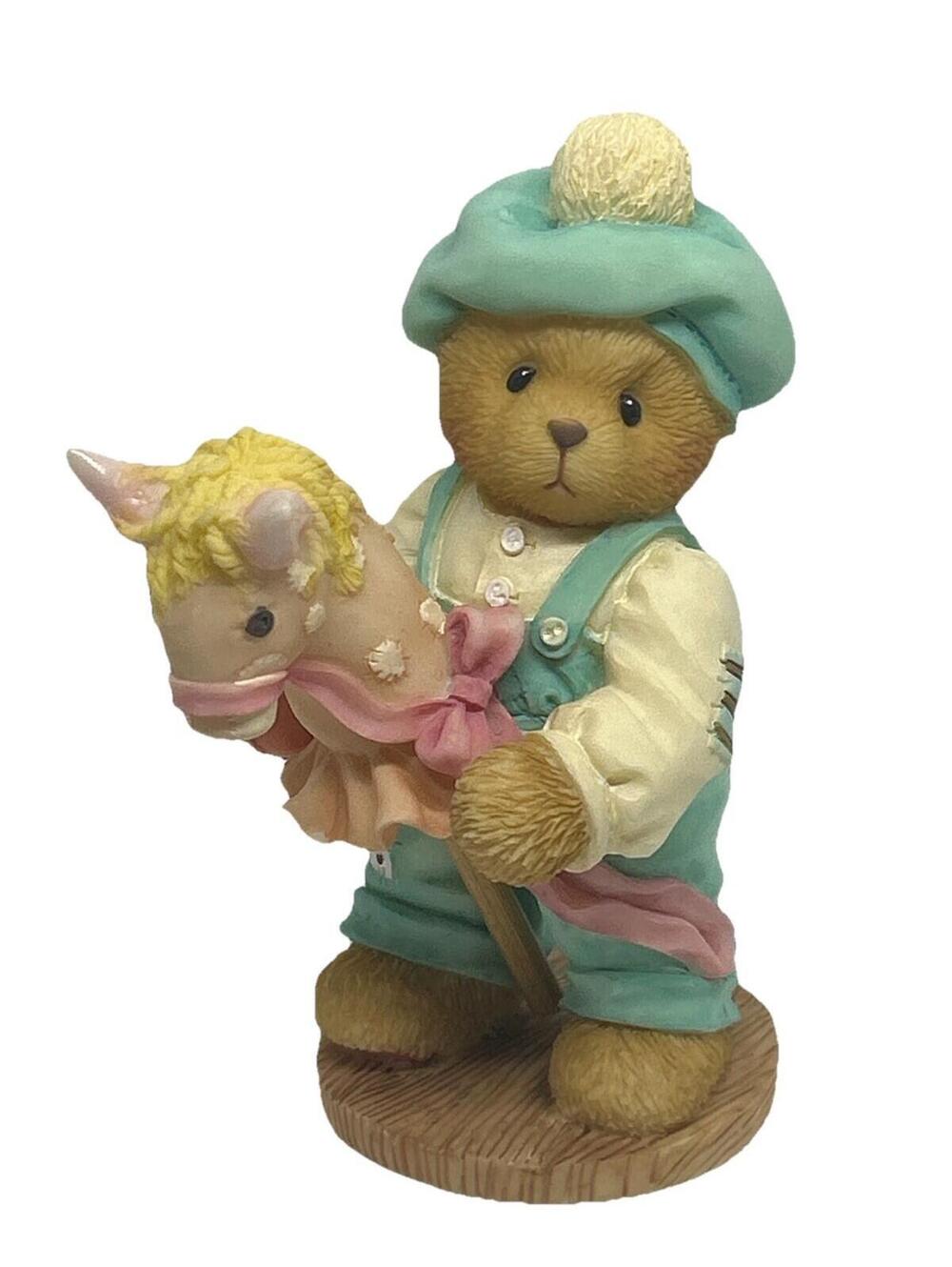 Cherished Teddies Benny Let's Ride Through Life Together Figurine Enesco 273198